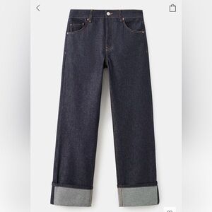 Mango Turned-Up straight Jeans